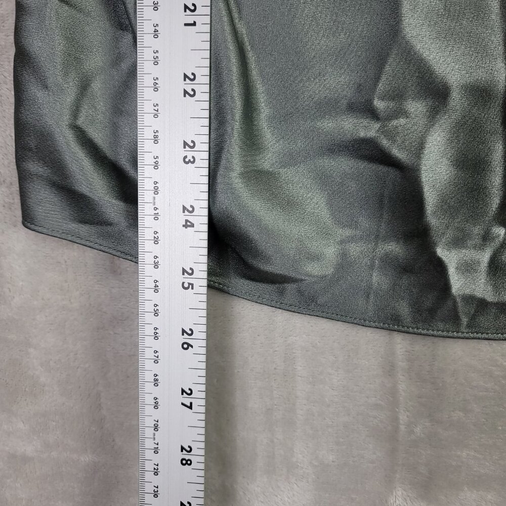 Vince Gray Lace-Trim 100% Silk Women's Camisole Top | Size L - Picture 4 of 8